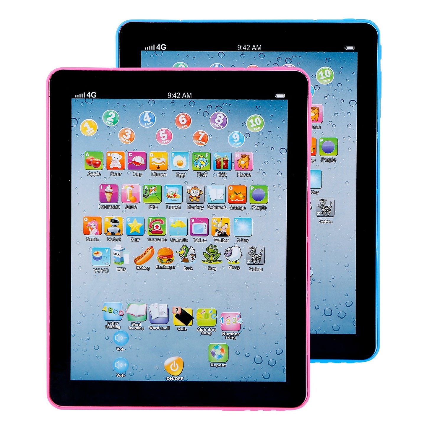 Baby Learning Tablet Toy – Educational ABC & Number Pad for Toddlers | Touch Screen, Ages 1-6