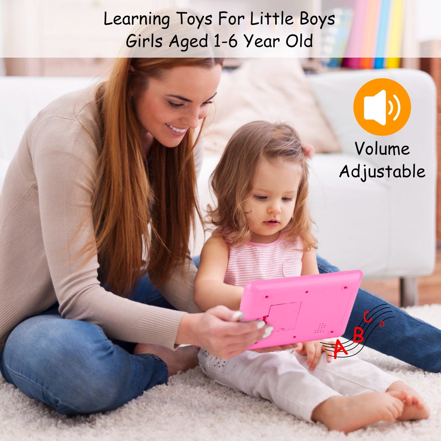 Baby Learning Tablet Toy – Educational ABC & Number Pad for Toddlers | Touch Screen, Ages 1-6