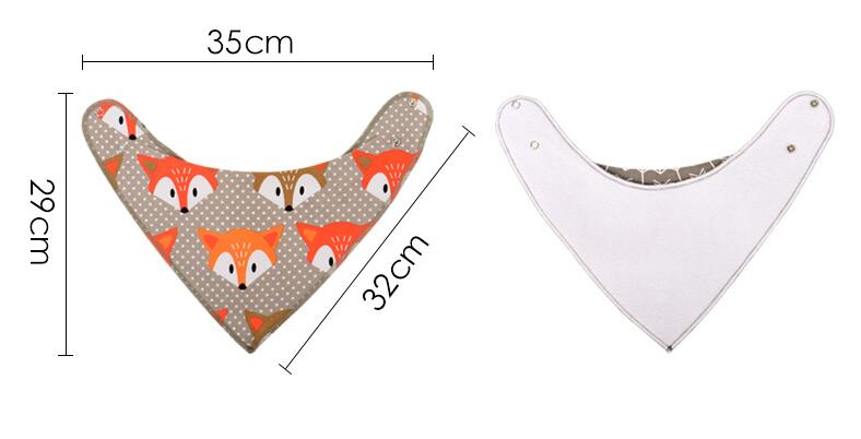Baby Bandana Drool Bibs 4-Pack – Soft Cotton Burp Cloth Set for Newborns & Toddlers | Unisex Triangle Bib with Cute Prints