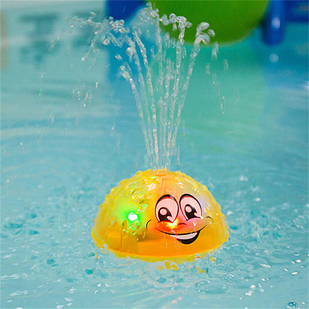 Spray Water Light-Up Rotating Pool Toy – Sprinkler Bath & Outdoor Water Play Toy for Toddlers & Kids | Fun Swimming Party Toy, 7 Colors