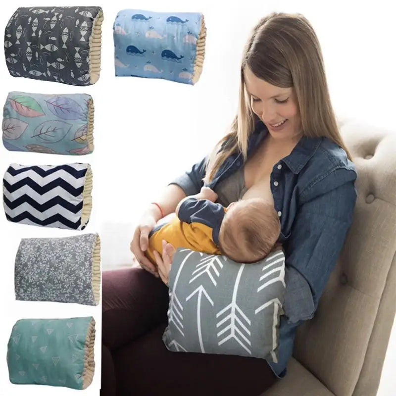 Adjustable Baby Nursing Arm Pillow – Washable Breastfeeding Cushion for Infant Support