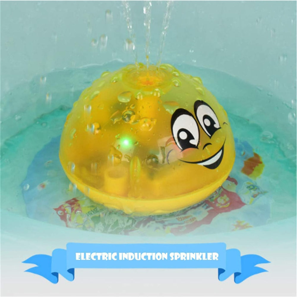 Spray Water Light-Up Rotating Pool Toy – Sprinkler Bath & Outdoor Water Play Toy for Toddlers & Kids | Fun Swimming Party Toy, 7 Colors