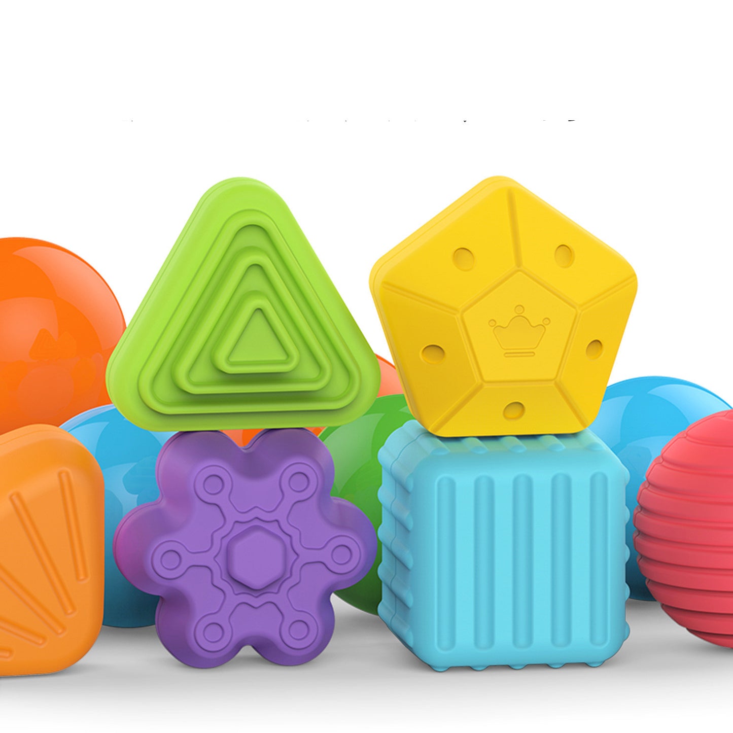 Montessori Baby Shape Sorter Toy – Fine Motor Skill Building Blocks with Cage & Soft Balls for Toddlers | Early Education Grip Training Toy Ages 6M+