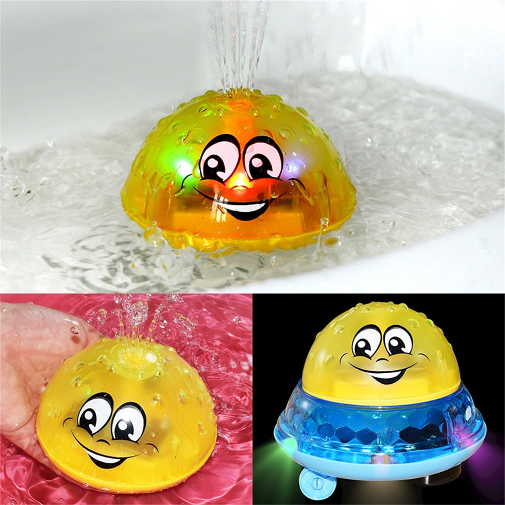 Spray Water Light-Up Rotating Pool Toy – Sprinkler Bath & Outdoor Water Play Toy for Toddlers & Kids | Fun Swimming Party Toy, 7 Colors